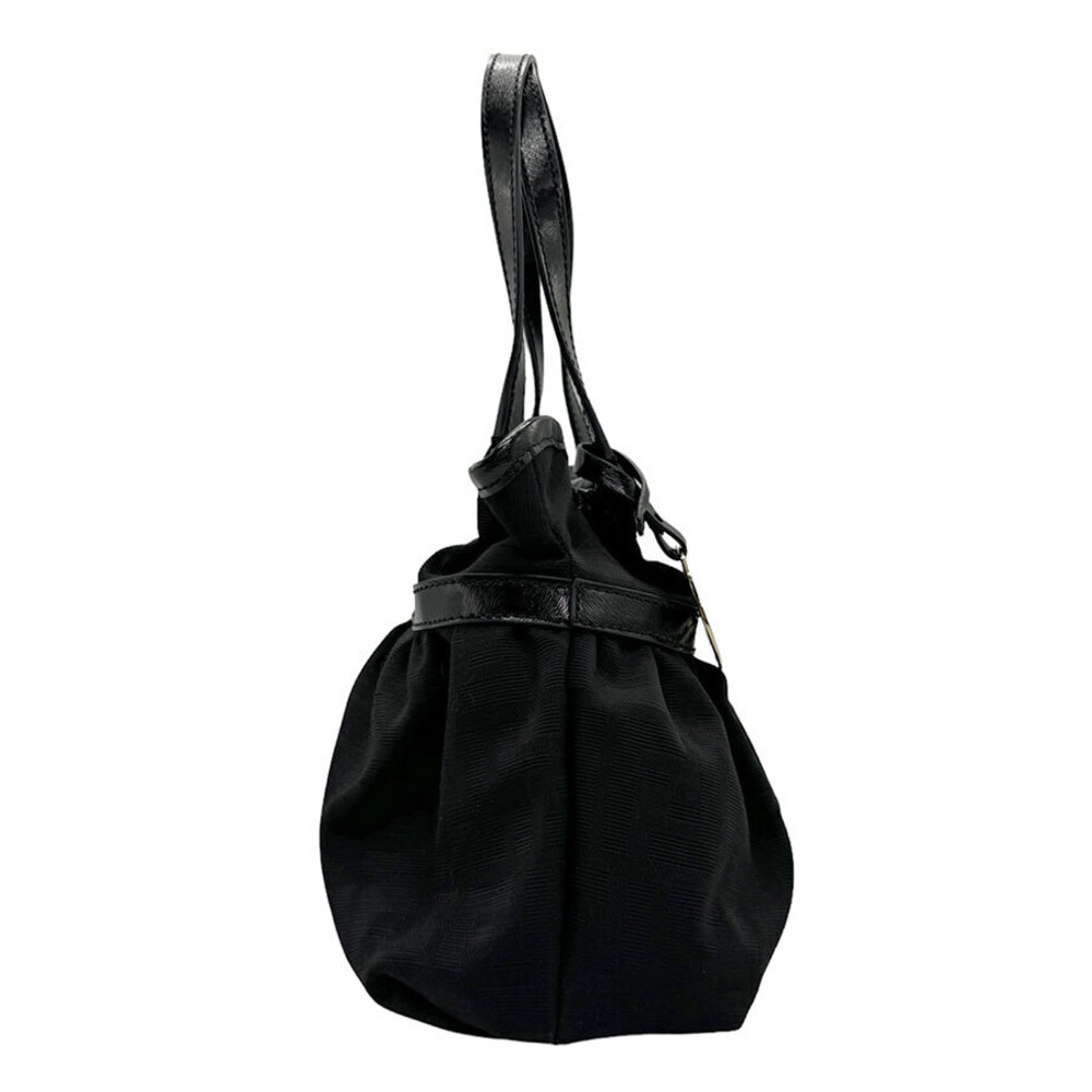 Fendi bag shoulder chefs canvas black handbag